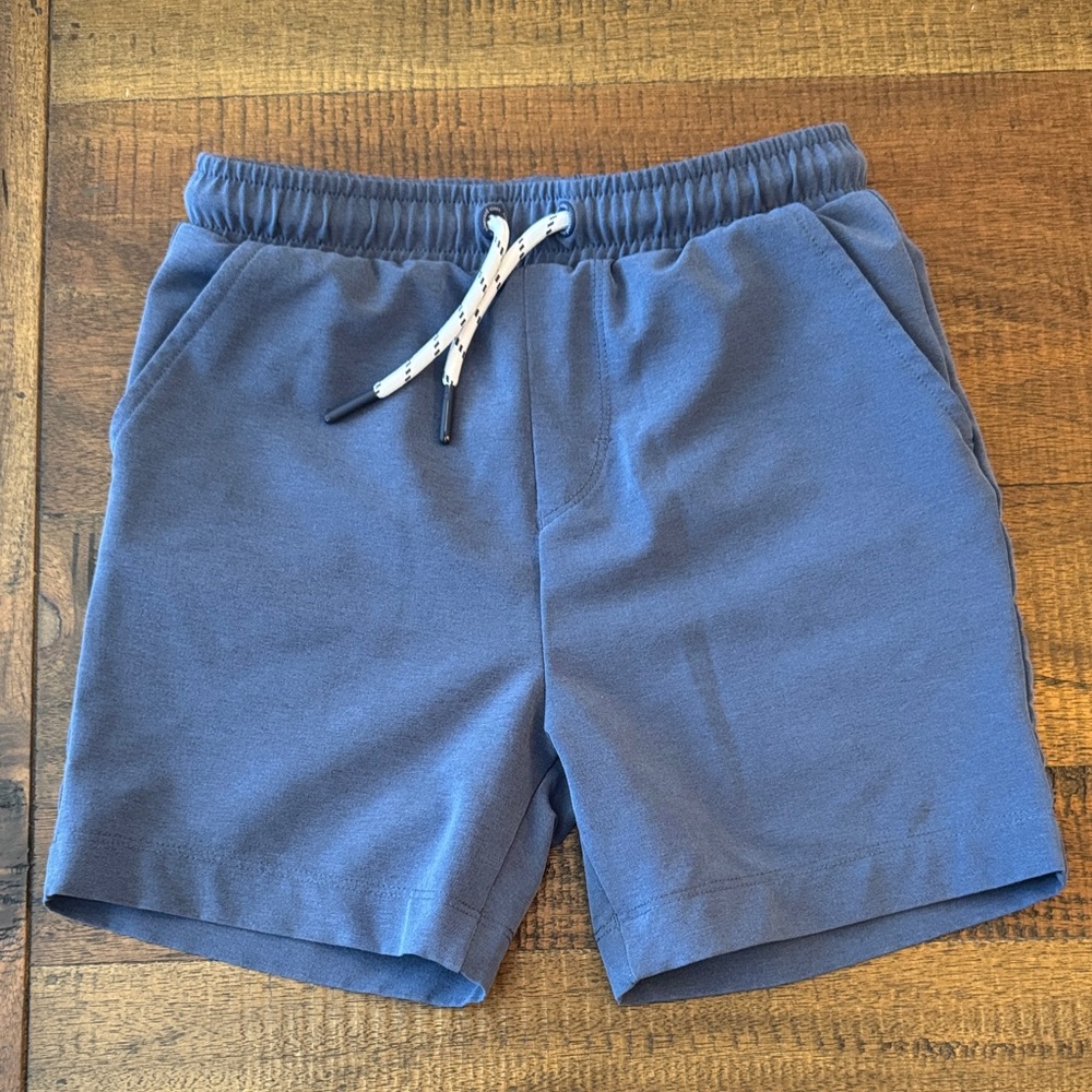 Vineyard Vines Boys Blue Elastic Waist Drawstring Shorts